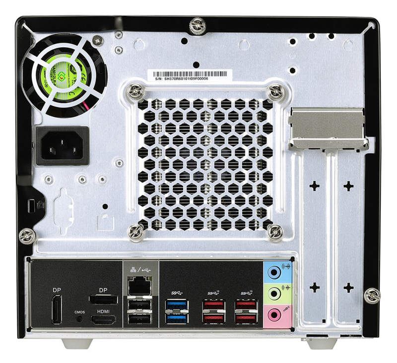 Shuttle XPC SH370R6, Shuttle XPC SH370R6, featuring a Coffee Lake processor, Optocrypto