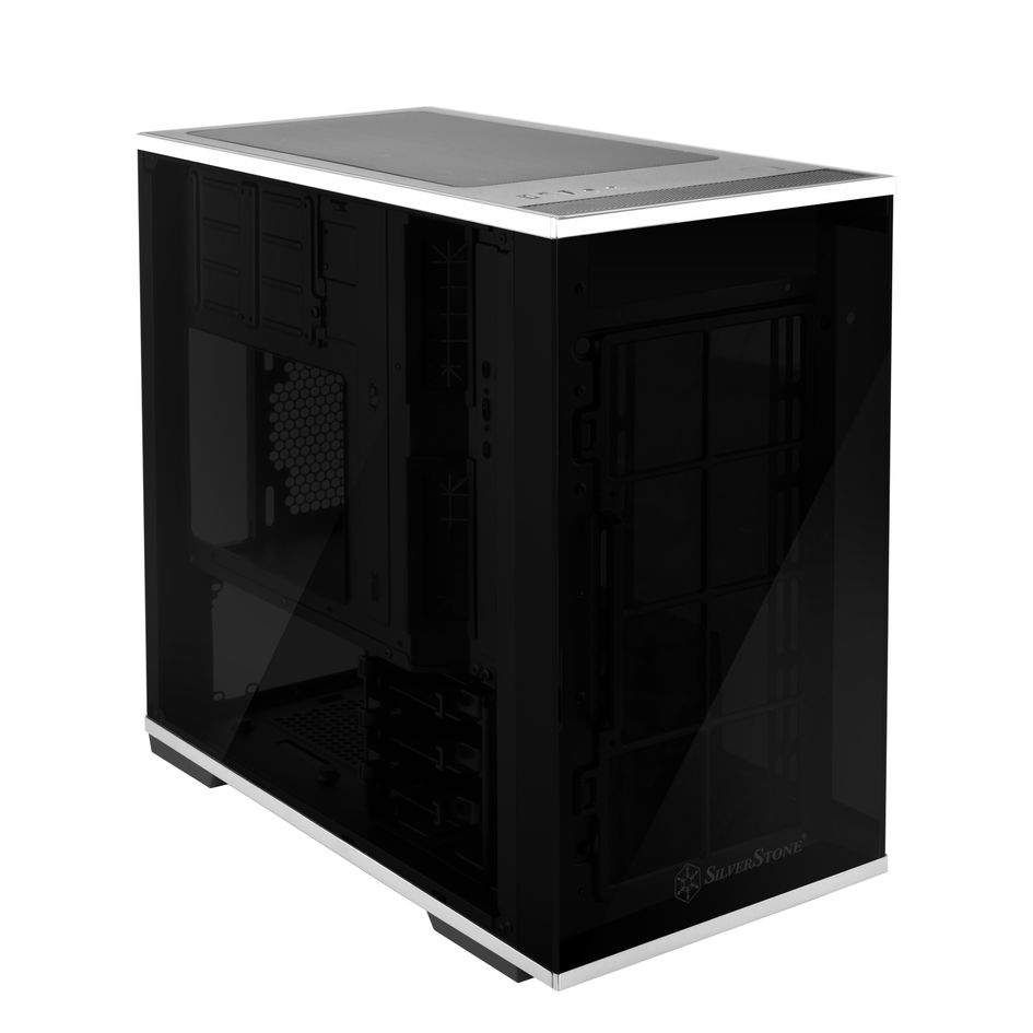 SilverStone LD01, SilverStone LD01, a Micro ATX chassis with lots of black tempered glass, Optocrypto