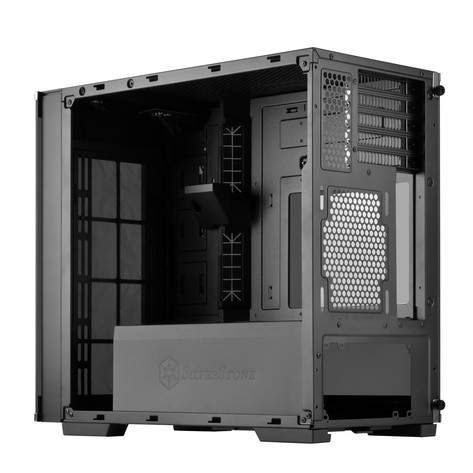 SilverStone LD01, SilverStone LD01, a Micro ATX chassis with lots of black tempered glass, Optocrypto