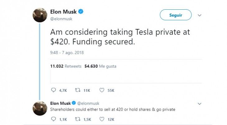 Elon Musk, Elon Musk wants to privatize Tesla, and these are the reasons, Optocrypto