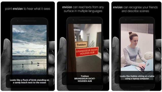 Envision, Envision, the app for visually impaired people that recognizes objects with AI, Optocrypto
