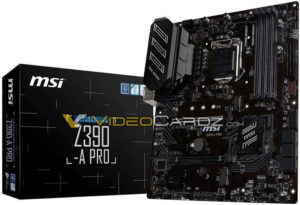 Z390, MSI motherboards for the Z390 platform announced, Optocrypto