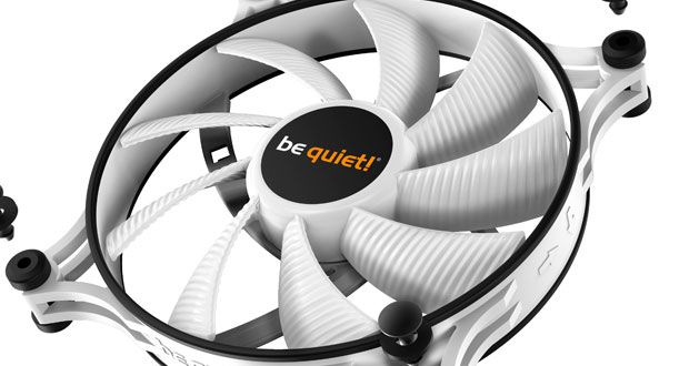 Shadow Wings 2 White fan, Be quiet promises silence in 120 and 140 mm