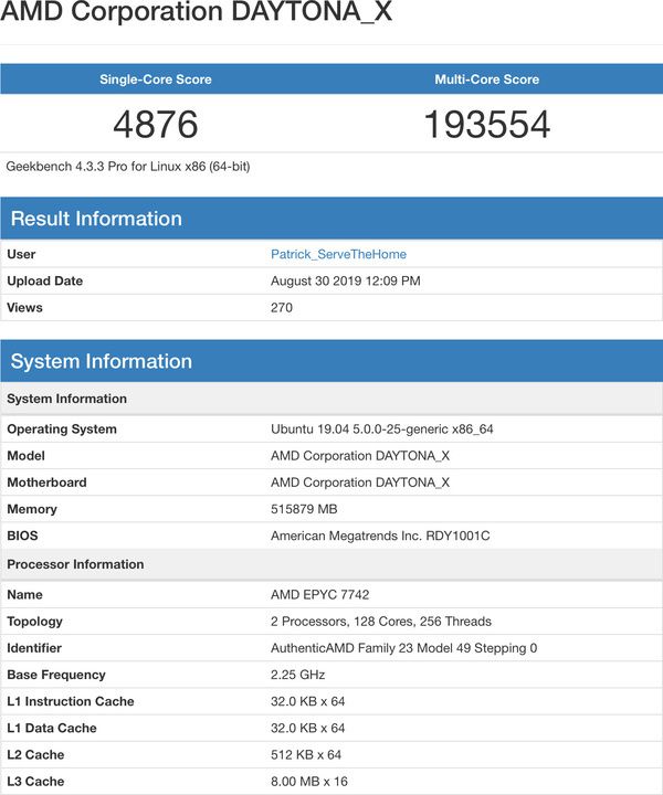 AMD Epyc, AMD Epyc chips outperformed Intel Xeon in Geekbench by one-fourth the price, Optocrypto