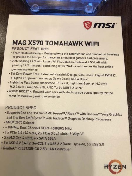 Tomahawk X570, MSI shows the Tomahawk X570: Its most popular B450 now in X570 &#8211; CES 2020, Optocrypto