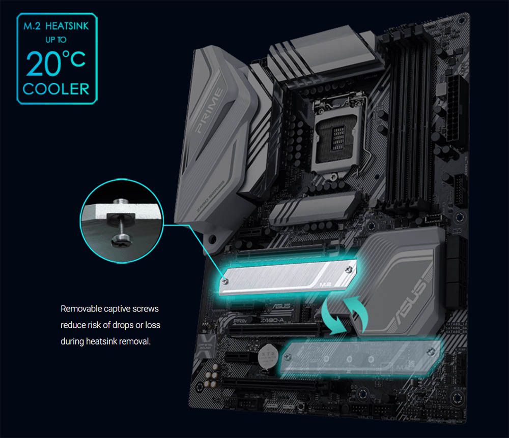 Asus leaks its own Prime Z490-A and Prime Z490-P, revealing its design and some specs