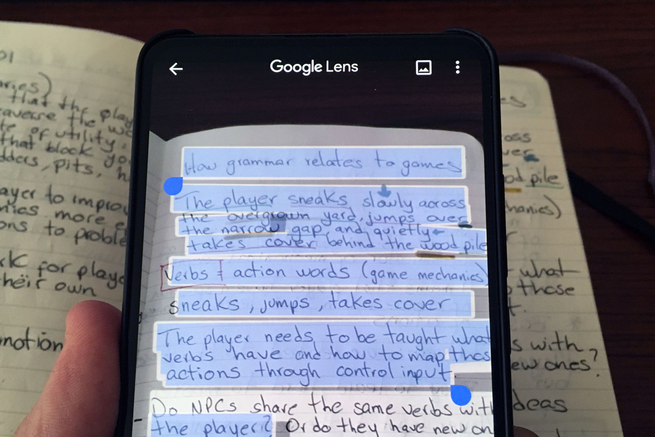 Google Lens now allows you to copy and send your handwritten notes to