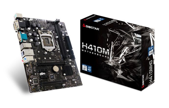 H410, BIOSTAR H410, two new motherboards for Intel 10th Gen, Optocrypto