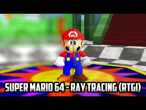 Super Mario 64 introduced with DX12 and Ray tracing for PC
