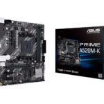 A520 chipset, Asus lists 5 motherboards with A520 chipset for Ryzen, 