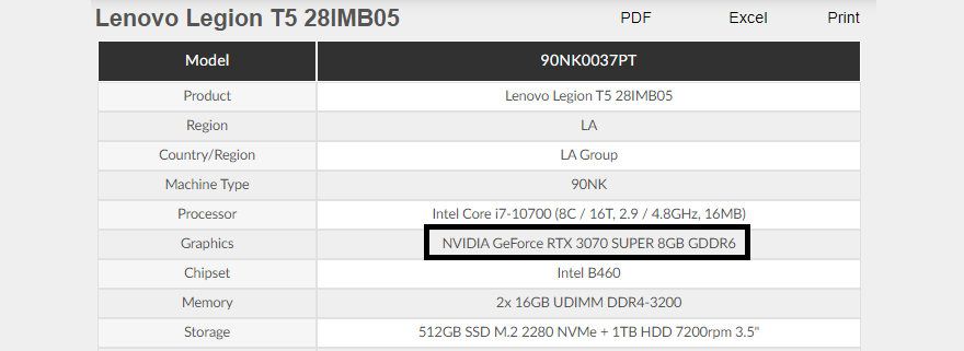 RTX 3070 SUPER, RTX 3070 SUPER: There are references to this model in a Lenovo laptop, Optocrypto