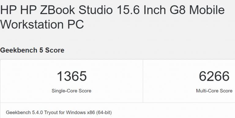 i9-11950H, Intel Core i9-11950H &#8216;Tiger Lake-H&#8217; appears on Geekbench, Optocrypto