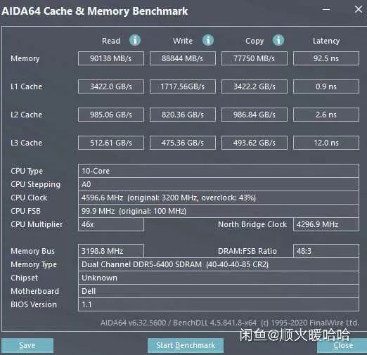 Intel Alder Lake with DDR5-6400 memory tested with high latency