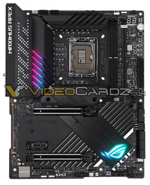 ROG Maximus Z690, Asus ROG Maximus Z690 leaked, including the Apex, Extreme, Formula and Hero models, Optocrypto