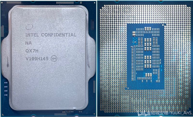 Core i9-12900K, Intel Core i9-12900K ES2 engineering sample close-up, 