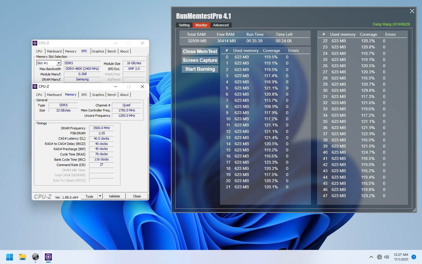 G.SKILL, G.SKILL showcases Trident Z5 DDR5 memory overclocking up to 7000 MT/s, 