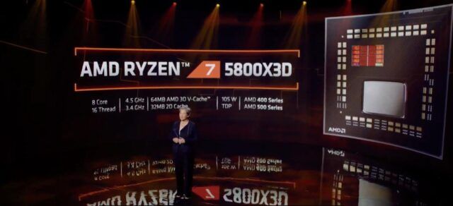 AMD Ryzen 7 5800X3D and Zen 4 official: 3D V-Cache and AM5 for 2022