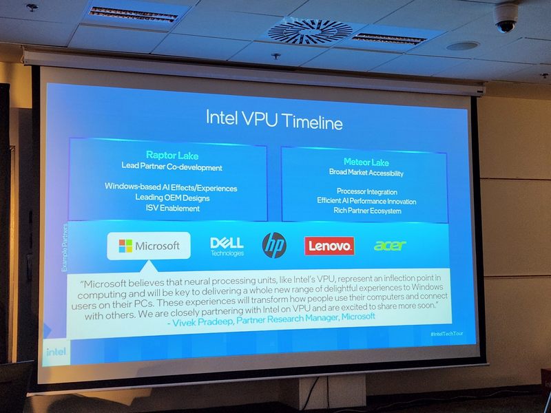 Raptor Lake, Intel Raptor Lake and Meteor Lake will improve AI thanks to VPU, Optocrypto