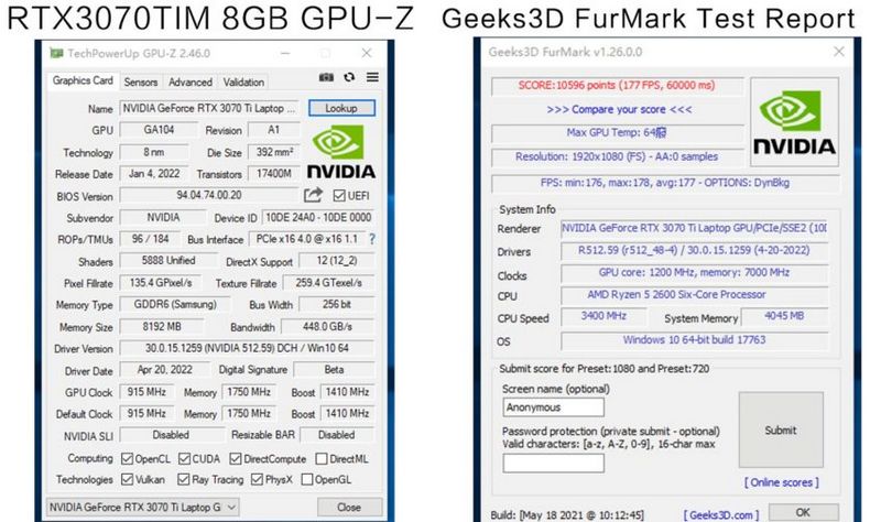 RTX 3070 Ti, RTX 3070 Ti for notebooks now also available as a desktop card, Optocrypto