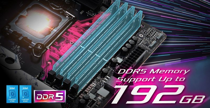 ASRock Intel 600 and 700 Motherboards Support DDR5 Memory up to 192 GB Capacity, Optocrypto