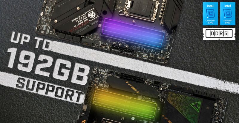 MSI motherboards support new 48/24 GB DDR5 modules, 