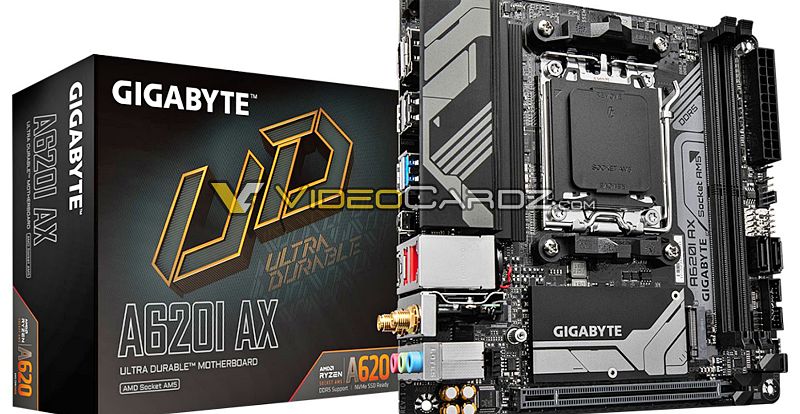 Gigabyte UD A620I-AX First Mini-ITX motherboard in its class, Optocrypto