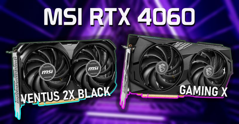 MSI RTX 4060, new black and ARGB-free GPUs unveiled, Optocrypto