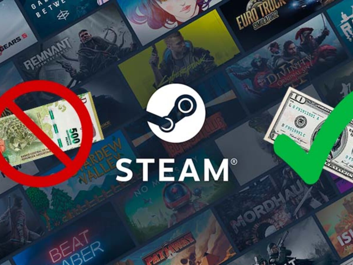 Steam abandons the peso and will make us pay for games in dollars as of  November